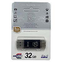 Флешка 32GB T&G 009 Star series (USB-Type-C) Black