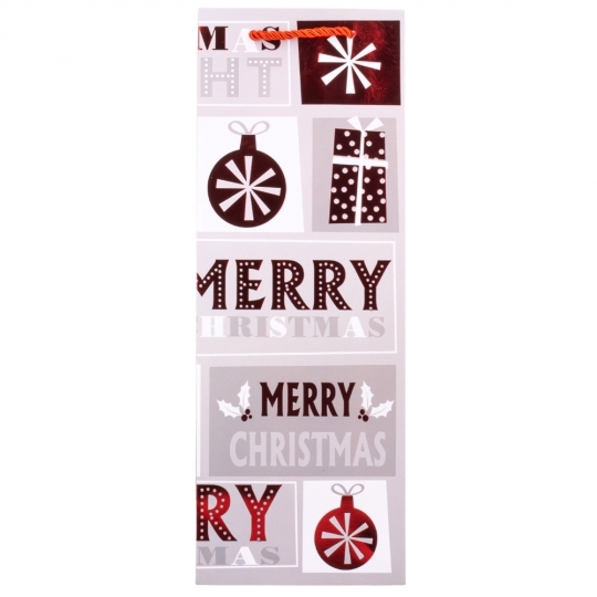 Пакет новорічний 12х35 см 9164-002