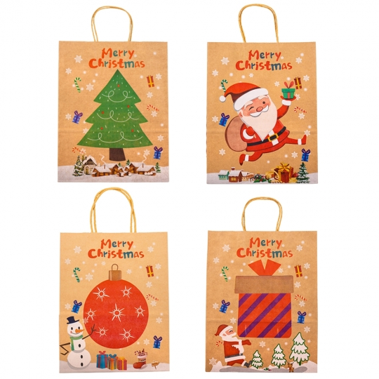 Пакет новорічний 26х33см 9172-009