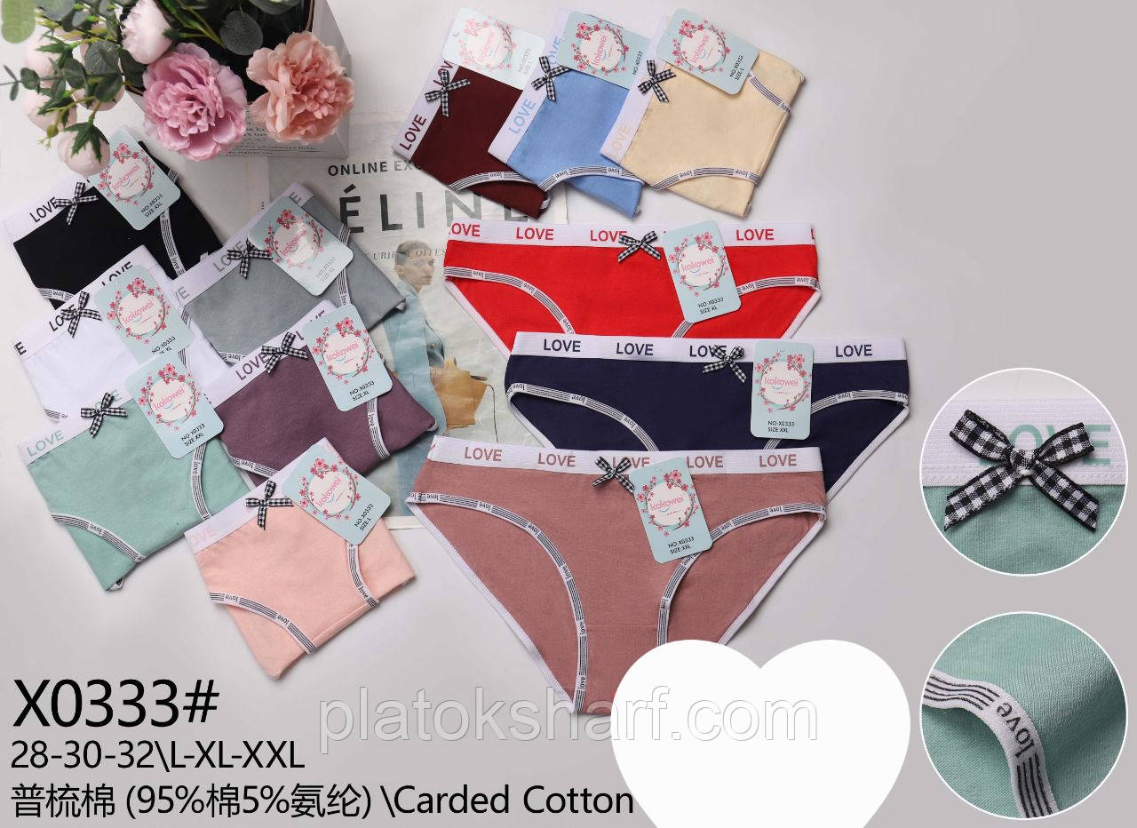 Труси жіночі Спорт з аплікацією 46-52 (0333)