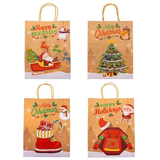 Пакет новорічний 26х33см 9172-006