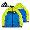 Куртка вітровка жовто-синя Adidas, фото 3