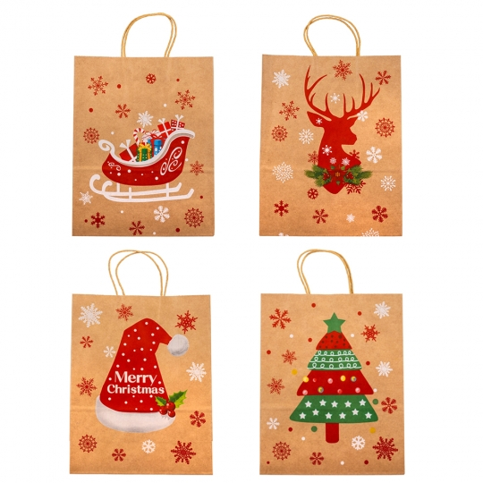 Пакет новорічний 21х27см 9172-002