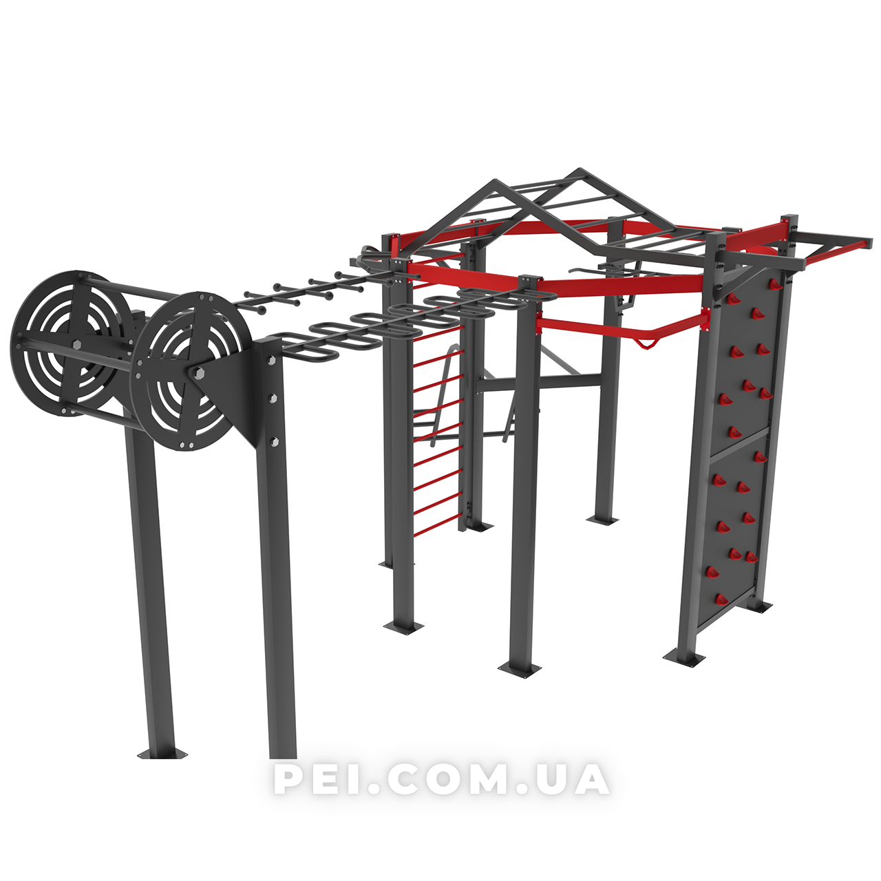 Спортивний комплекс для воркаута W2251 (спортивний майданчик для street workout, вуличні тренажери)