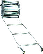 Драбина 19 метрів сталева пожежна рятувальна (500 кг) вогнестійка