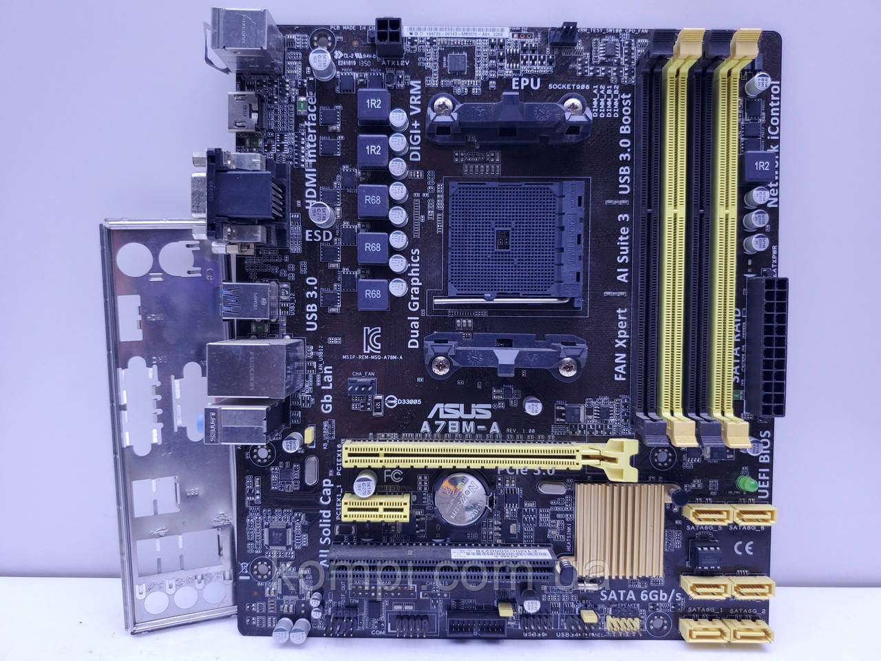 Материнська плата sFM2+ ASUS A78M-A (Socket FM2+,DDR3,б/у)