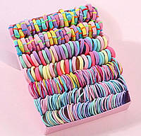Набір резинок для волосся для дівчинки в подарунковій упаковці 300 шт
