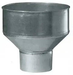 Вирва для желоба димаря оцинкована Ø100