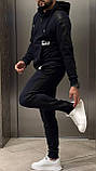 Чоловічий спортивний костюм ARMANI D12330 темно-синій, фото 3