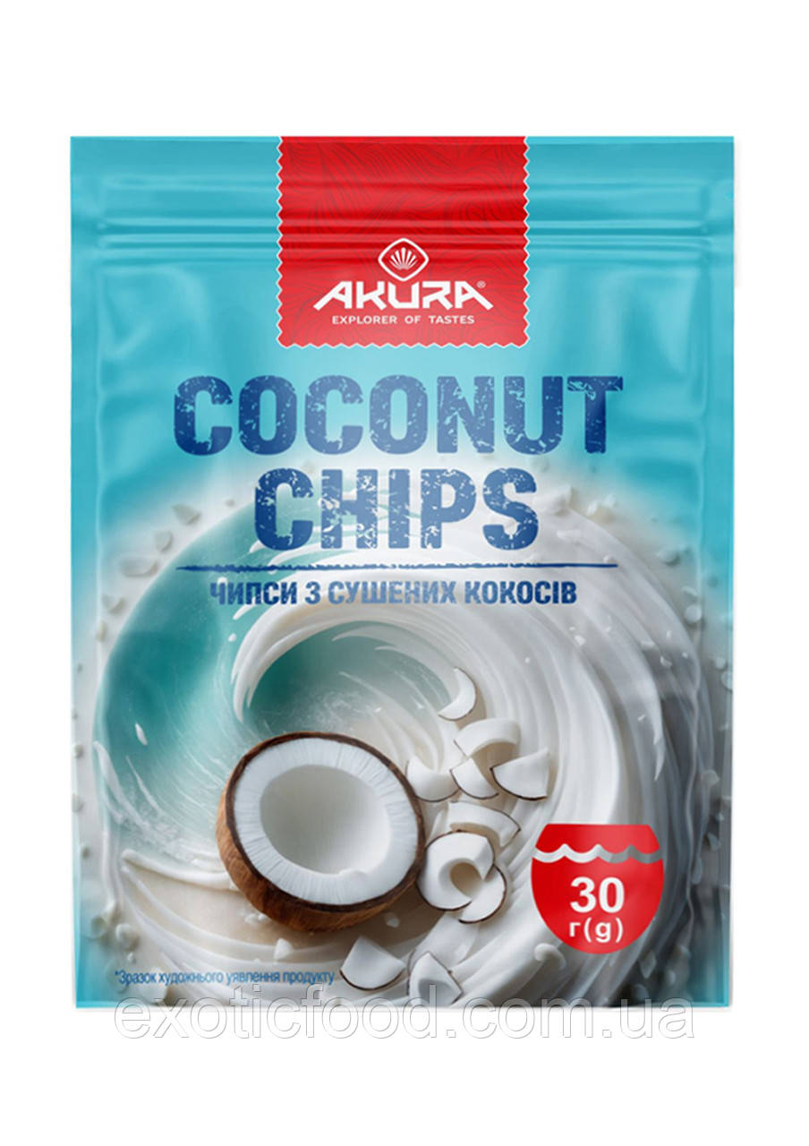 Чипси кокосові тм "AKURA" 30 г