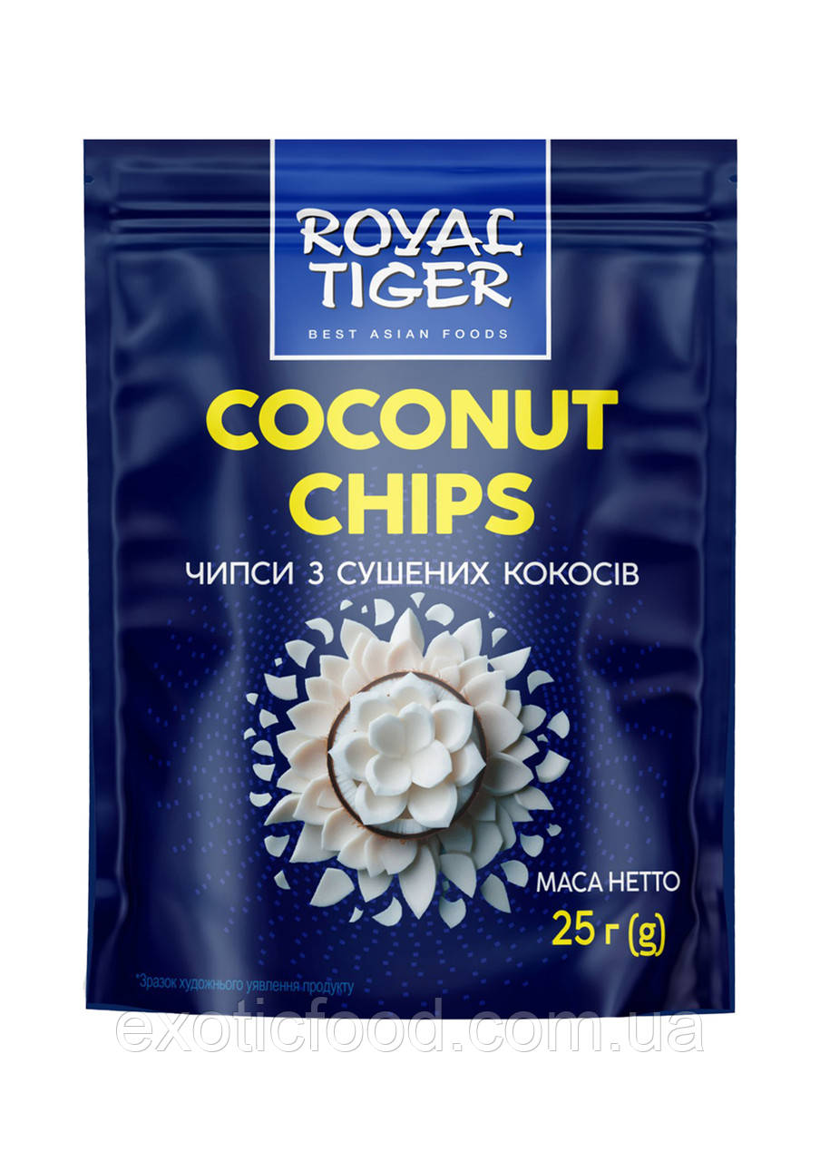 Чипси кокосові тм "Royal Tiger" 25 г