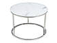 Журнальний столик ATLANTA B  білий еф.мармуру/хром (к-кт), фото 3