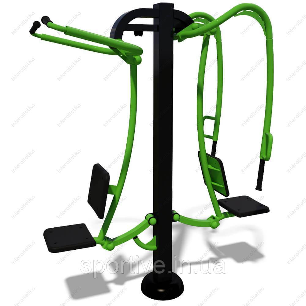 Жим сидячи від грудей - Верхня тяга InterAtletika SM101-102