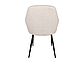 Стілець EMILY чорний каркас/беж тк., фото 4