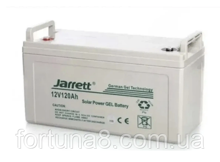 Акумулятор гелевий Jarrett GEL Battery (120Ah 12V) Гарантія 2024 рік, фото 3