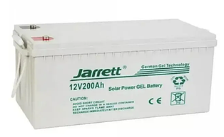 Акумулятор гелевий Jarrett GEL Battery (200Ah 12V) Гарантія 2024 рік