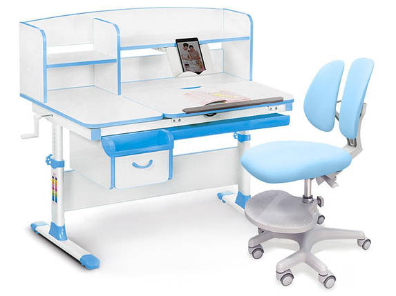 Комплект Evo-kids Evo-50 BL Blue (арт. Evo-50 BL + кресло Y-408 KBL), фото 1