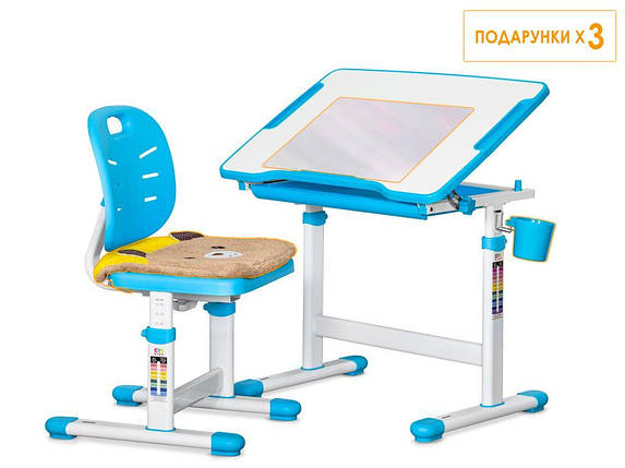 Комплект Evo-kids (стіл + стілець) Evo-06 Ergo Blue (арт. Evo-06 Ergo BL), фото 1