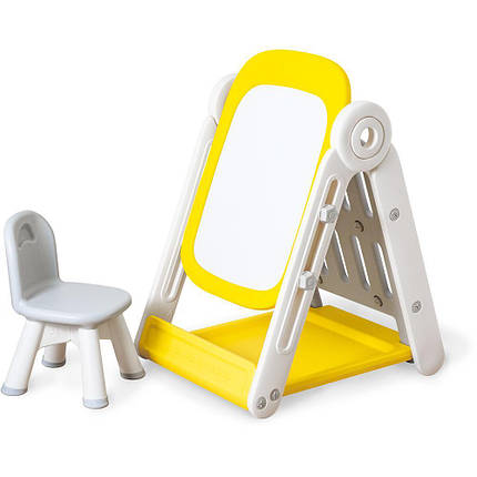Мольберт для малювання зі стільчиком Mealux Felix (арт. KD-G012 Yellow), фото 1
