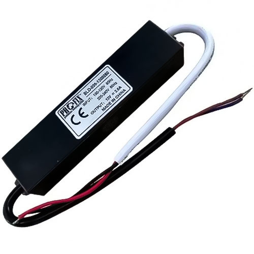 Блок живлення Profix 12V, 2.5A, 30Вт, герметичний, металевий корпус