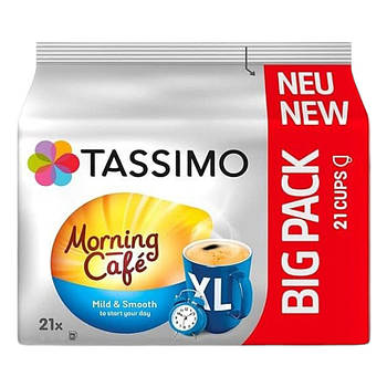 Кава в капсулах Tassimo Morning Cafe Mild & Smooth XL, 21 шт.