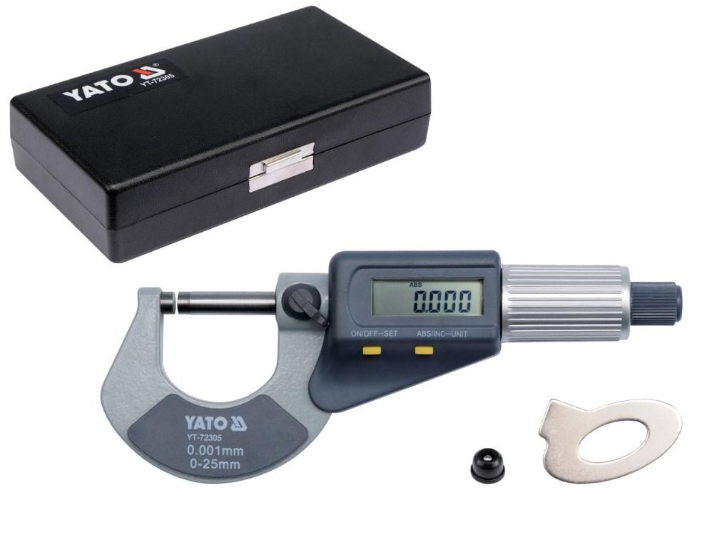 Мікрометр Електронний МК 0 25 YATO (YT-72305), фото 1