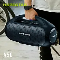 Bluetooth колонка с микрофоном Hopestar A50. Беспроводная мощная колонка 80 Вт. Колонка ХопестаР.