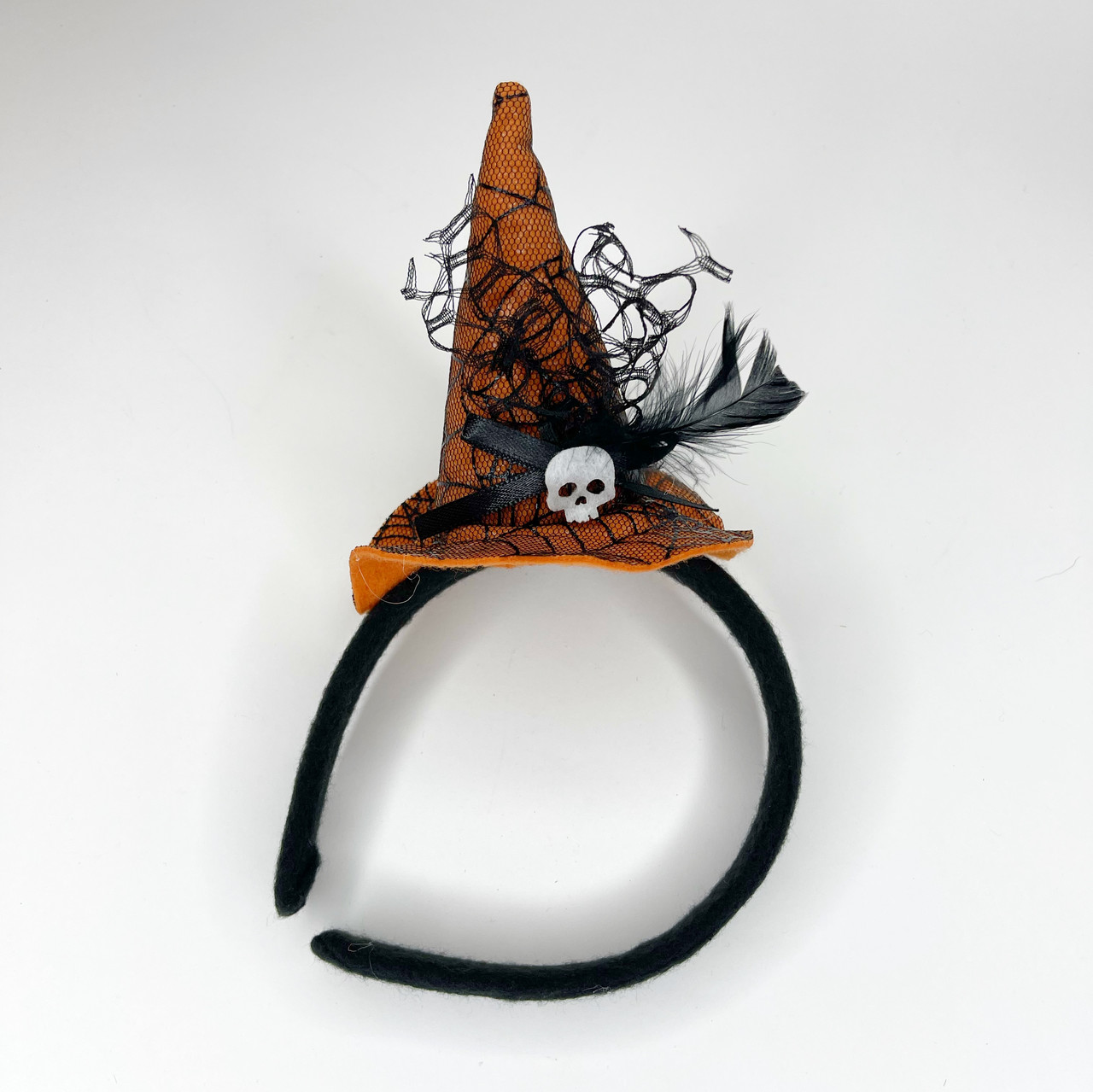 Обруч для волосся Finding Відьмочка капелюх Halloween Коричневий 11 см х 21 см х 1.5 см