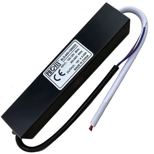 Блок живлення Profix 12V, 3.33A, 40Вт, герметичний, металевий корпус