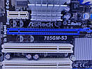 Материнська плата sAM3 ASRock 785GM-S3 (Socket AM3, DDR3, б/у), фото 3