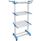 Багатоярусна сушарка для білизни до 50 кг (172х73х64) Garment Rack With Wheels / Підлогова вішалка, фото 3