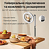 Підлоговий магнітний тримач для телефону 60-160 см Telesin P3-FS-01, фото 8