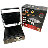 Притискний електричний гриль Zepline ZP-086 3500 Вт Якісний двосторонній електрогриль Гриль для дому, фото 5