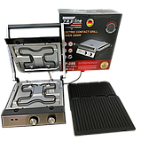 Притискний електричний гриль Zepline ZP-086 3500 Вт Якісний двосторонній електрогриль Гриль для дому, фото 7