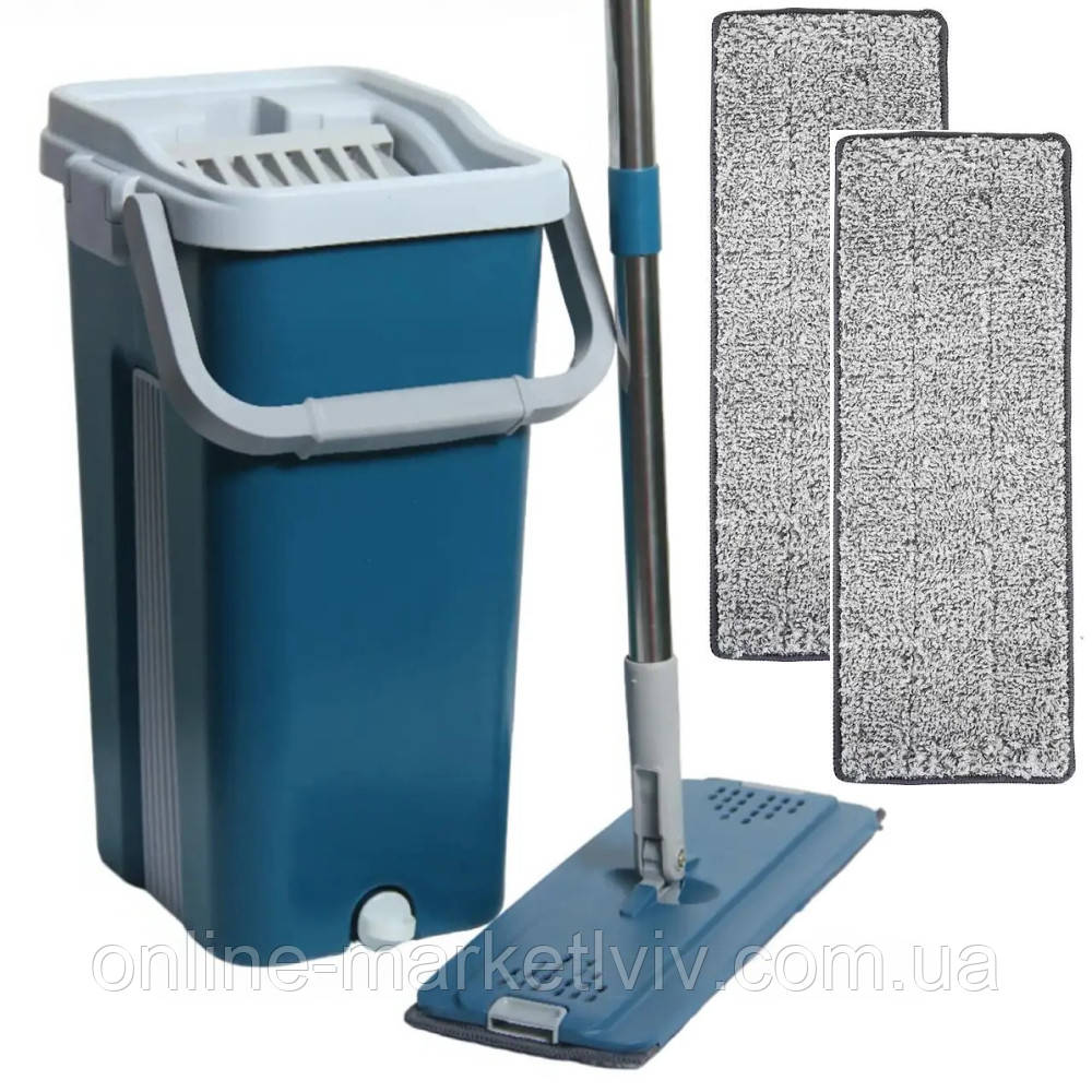 Купить Набор швабра и ведро 11л с автоматическим отжимом Cleaning Mop ...
