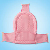 Матрацик-килимок Bestbaby 331 Pink для купання дитини підкладка у ванну з кріпленнями 1 шт., фото 3