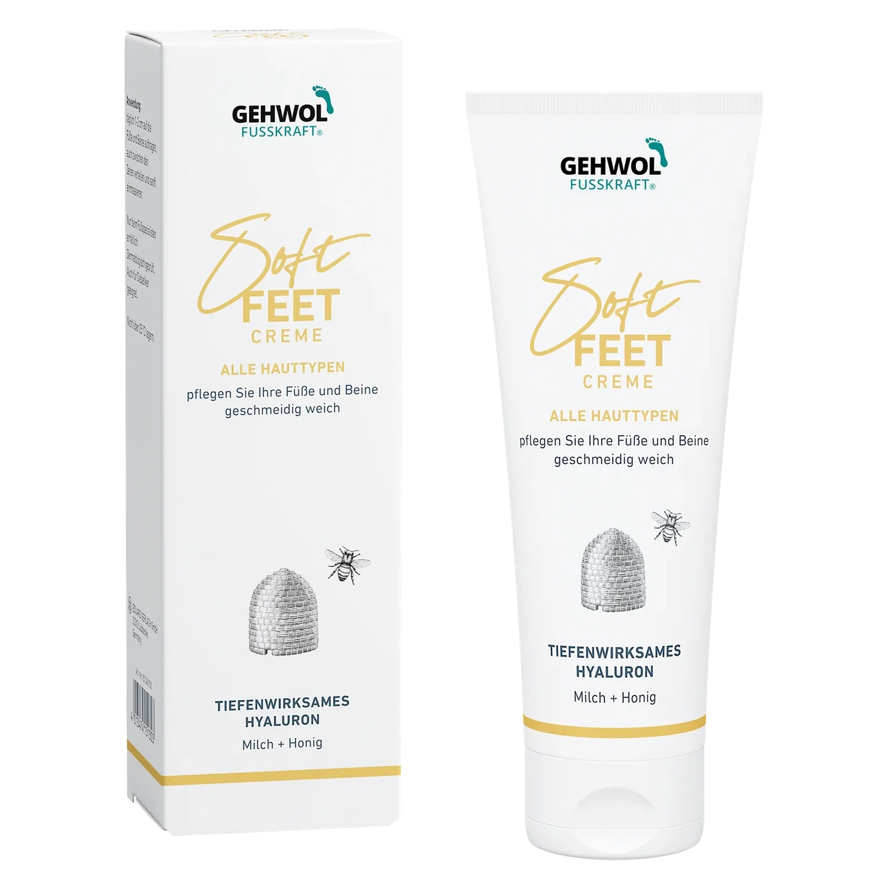 Шовковий крем Молоко та мед Soft-Feet Gehwol 125 мл, фото 1