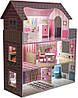 Дерев'яний ляльковий будинок з LED підсвічуванням Funfit Kids, фото 3