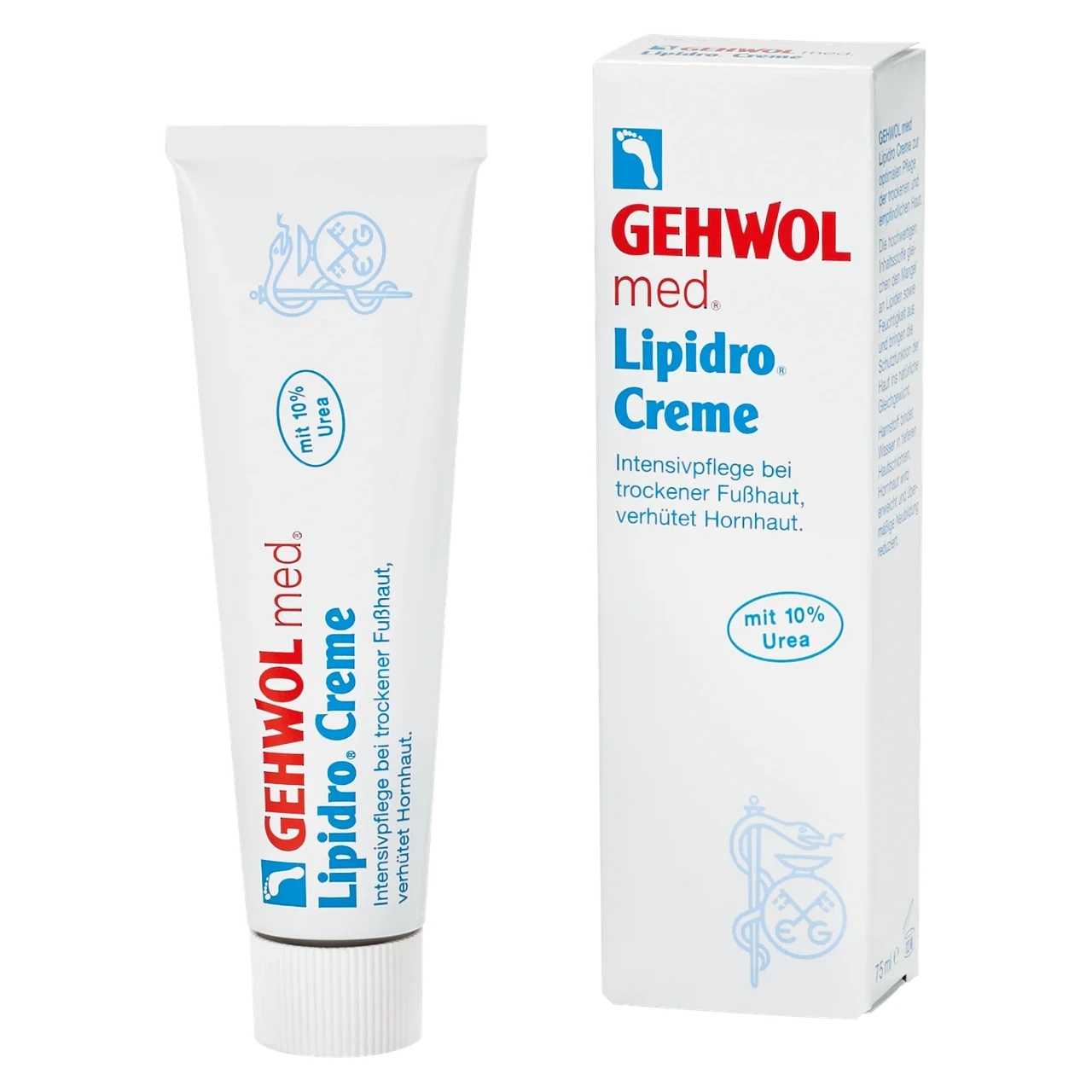Зволожуючий крем для ніг Gehwol Гідро-баланс Lipidro Cream 75 мл