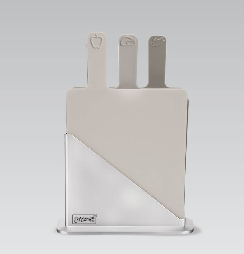 Набір обробних дощечок з підставкою 4 предмети Maestrо1789, фото 1