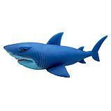 Стретч-іграшка у вигляді тварини 66/CN21-2 ГІГАНТСЬКА АКУЛА (синя), фото 2