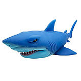 Стретч-іграшка у вигляді тварини 66/CN21-2 ГІГАНТСЬКА АКУЛА (синя), фото 3