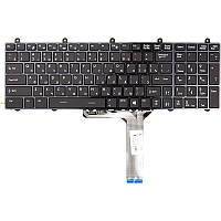 Клавіатура для ноутбука MSI GX60, GE60, GE70, GT60 чорний, чорний фрейм