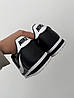 Чоловічі кросівки Nike Cortez Black White Кеди Найк Кортез низькі чорно-білі шкіряні демісезонні, фото 8