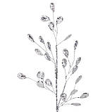 Декоративна гілка "Срібне сяйво", 38 см, фото 2