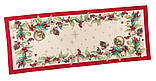 Доріжка раннер на стіл Новорічна  37x100 см., гобелен, фото 9