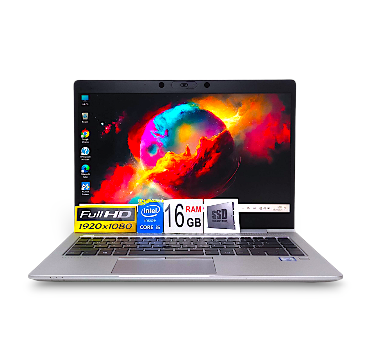 Ультрабук HP EliteBook 840 G5 14" FHD IPS 120Hz Core i5-8350U  16GB SSD 512GB Intel UHD Graphics 620