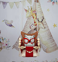 Підвісна гойдалка Розумна сова, фото 3