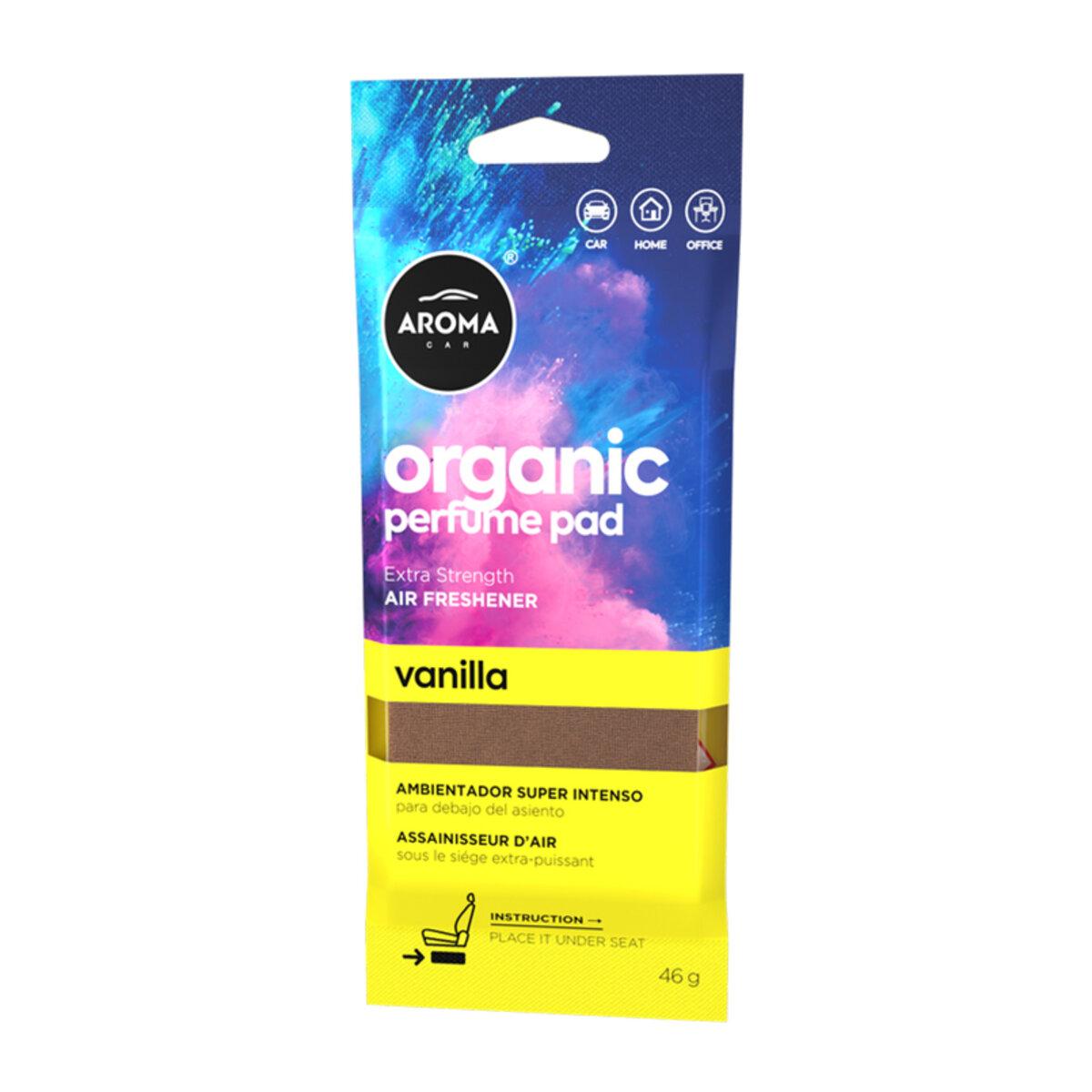 Ароматизатор Aroma Car Organic Perfume Pad 46г - Vanilla сухий, фото 1