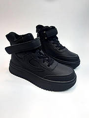 Зимові черевики Clibee 530 HC black чорні р.33,37,38